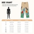 thumbnail image 4 of Picia Colorful Plants And Insects Womens Soft Woven Cotton Elastic Waistband Sleep Pajama Pant Lounge Sleep Pant With Pockets And Drawstring-Small, 4 of 9