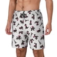 thumbnail image 2 of Daiia Poodle Dog Mens Swim Trunks Swim Shorts Quick Dry Swim Shorts with Mesh Lining Pockets-3X-Large, 2 of 9