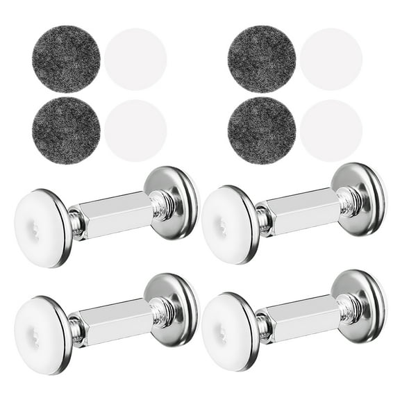 Raindrops  4 Sets Bed Frame Anti Shake Stabilizer Anti-collision Accessories Silver