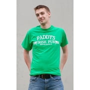 Its Always Sunny in Philadelphia Adult Unisex Paddys Irish Pub Light Weight 100% Cotton Crew T-Shirt XL Irish Green