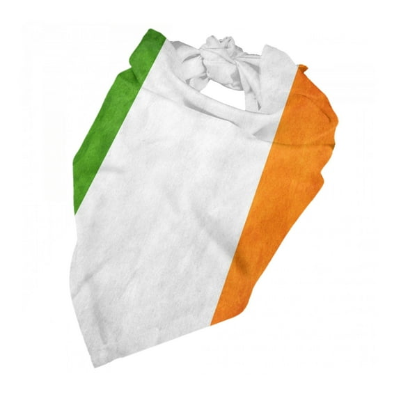 Irish Flag Dog Bandana Adjustable Dog Bib Scarf Handkerchief For Large Medium Small Dogs Cats Pets