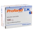 thumbnail image 1 of Profenid IM solución inyectable 6 pzas de 100 mg c/u, 1 of 1