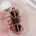 thumbnail image 6 of Hollow Bowtie for Men Made of Wood Perfect for Wedding Anniversary and Birthday Celebrations Multi Color One Size Fits All, 6 of 8