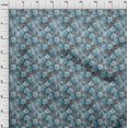 thumbnail image 4 of oneOone Polyester Spandex Blue Fabric Abstract Floral Fabric For Sewing Printed Craft Fabric By The Yard 56 Inch Wide-2rb, 4 of 5