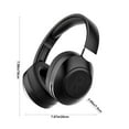 thumbnail image 3 of Wireless Headphones Bluetooth Intelligent Noise Reduction Over Ear Wireless Bluetooth Headphones With HD Call Quality HiFi Sound 30 Hours Battery Life And AUX Cable - Perfect For Games on Clearance, 3 of 8