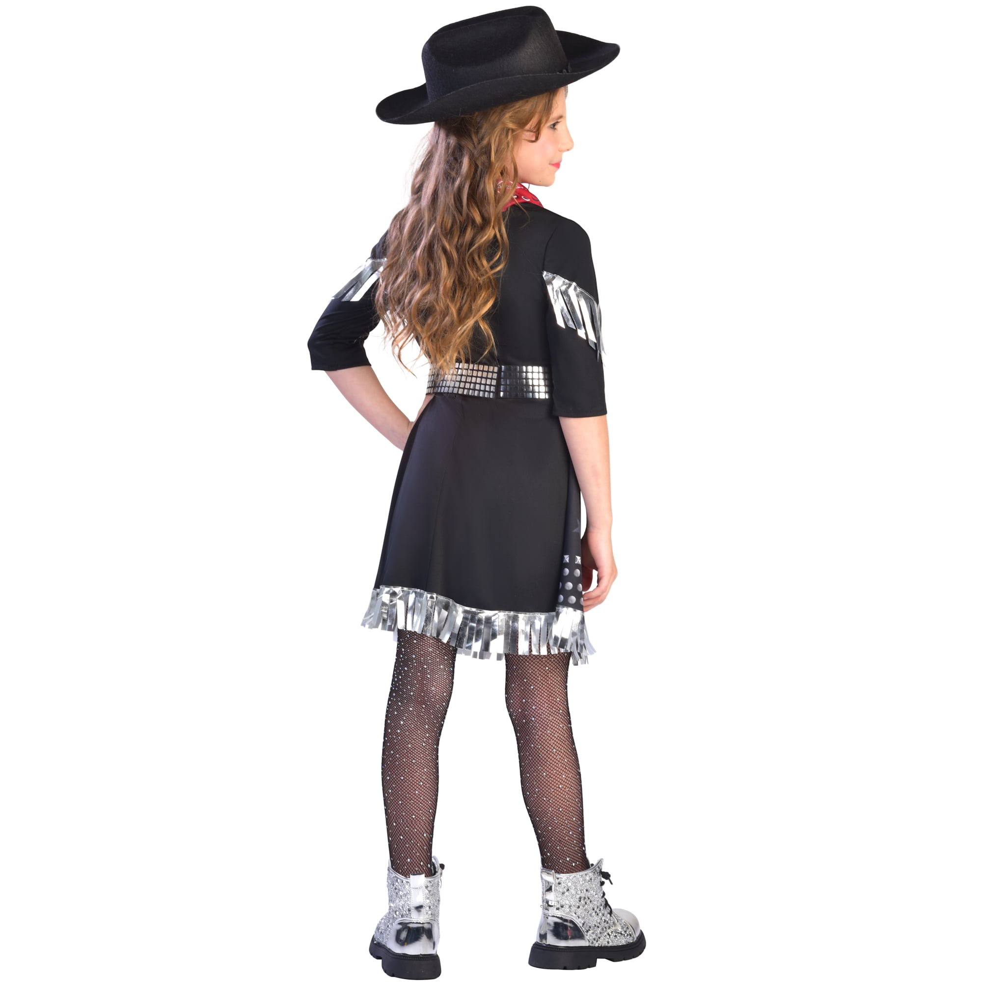 Punky Cowgirl Halloween Costume for Children, Girls' Size M (7/8), by Way to Celebrate