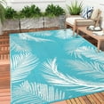 thumbnail image 3 of Outdoor Rug x Reversible Outdoor Plastic Straw Rug Large Outdoor Patio Rug RV Mat Outside Indoor Outdoor Rugs for Patio RV Balcony Deck Picnic Backyard Porch Grey, 3 of 7