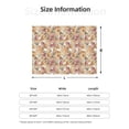 thumbnail image 5 of Yiaed Seashells Print Blanket Throw Blanket Soft Cozy Flannel Blanket for Home Bed Sofa Couch Chair-40"x30", 5 of 6
