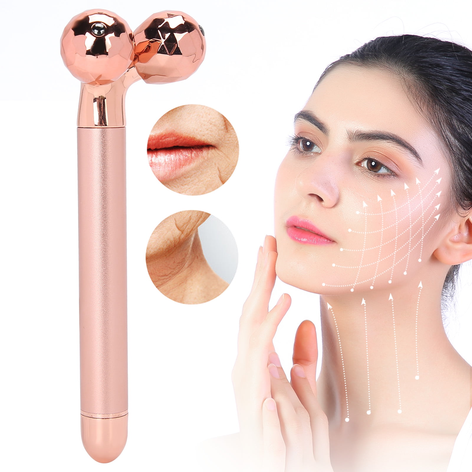 shenghang New Face Roller Massager Thin Face Lift Plastic Massager Manual  Massage Tool Face Fat Remover Slimming Beauty Tool for Face Up