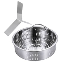 UPOUART Stainless Steel Rice Cooker Steamer Basket Set, 1 Piece, Fits Most Rice Cookers and Steamers