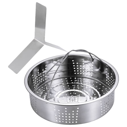 UPOUART Stainless Steel Rice Cooker Steamer Basket Set, 1 Piece, Fits Most Rice Cookers and Steamers