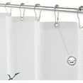 thumbnail image 3 of Small Shower Curtain Mountain Forest Nature Tree Fabric Shower Curtain for Bathroom Plant Shower Curtain Water Repellent Shower Curtain Bathtubs Hotel, 36 x 72 inch, Black, 3 of 5