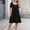 Black, variant on Sentmoon Summer Dresses for Women Wedding Short Sleeve Crew Neck Maxi Dresses Solid Color Stretchy Loose Fit Semi Formal Dresses for Women with Pockets Beach Essentials for Family