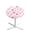 Heart-shaped Balloon Valentine's Day Pink White, variant on SEANATIVE 24 x 24 Inch Cocktail Table Topper Covers Small Round Table Cloth with Elastic Fit Washable Table Cloth Decorative Table Topper for Bar Pub Party, Marble Gray White