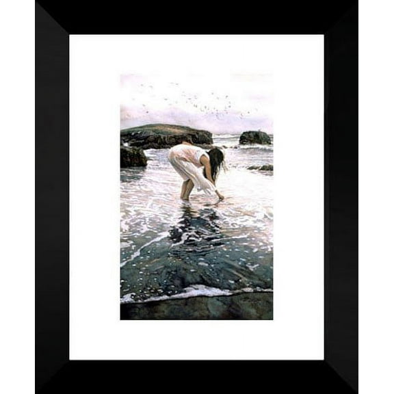 Conferring with the Sea 20x24 Framed Art Print by Hanks, Steve