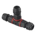 thumbnail image 2 of Wire Connector Cable Connectors 24A 250V T Shape Underwater Terminal Block 3 Pins 3-way IP68 Waterproof Connector, 2 of 11