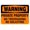 Warning Sign 1, variant on Warning Sign Restricted Area – Do Not Enter - 8"x12" Aluminum Rust-Proof Hazard Sign for Businesses, Offices, Restricted Zones
