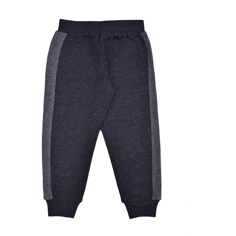Disney Boys Jogger Pants Set, Athletic Sweatpants with Toy Story Print,  Grey/Black, Size 3T