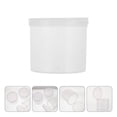 thumbnail image 2 of 10pcs Plastic Small Round Boxes Transparent Storage Box Container with Lid, 2 of 6