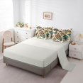 thumbnail image 3 of Homewish Retro Boho Rhombus 7-Piece Twin Bedding,Bohemian Exotic Style Bedding Comforter Set,Cream Teal,Light Gray Reversible, 3 of 8