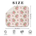 thumbnail image 4 of Pioneer Flower Floral Print Pattern Kitchen Dish Drying Mat 1 Pack, Ultra Absorbent Microfiber Drainer Mat, 16"x18", 4 of 6