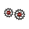 thumbnail image 1 of 2 Pcs Poulie de Dérailleur Arrière à Roulement Céramique 12T+14T pour Axes SRAM Rouge, 1 of 10