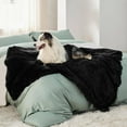 thumbnail image 4 of AUQ Love Blanket,Pv Velvet Love Blanket Waterproof,57×85in Full Size Blanket,Black, 4 of 5