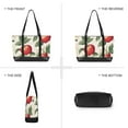thumbnail image 6 of FORMRS Canvas Laptop Tote Bag for Women with 15.6" Computer Compartments Shoulder Handbag, Apples Flower Pattern, 6 of 7