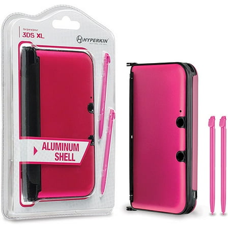 Hyperkin M06000-BU Nintendo 3DS XL Aluminum Shell with 2 Stylus Pens, Assorted Colors