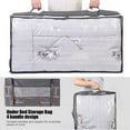 thumbnail image 2 of Lutabuo Under Bed Storage Organizer Sturdy Structure Large Capacity Underbed Bag Gray, 2 of 9
