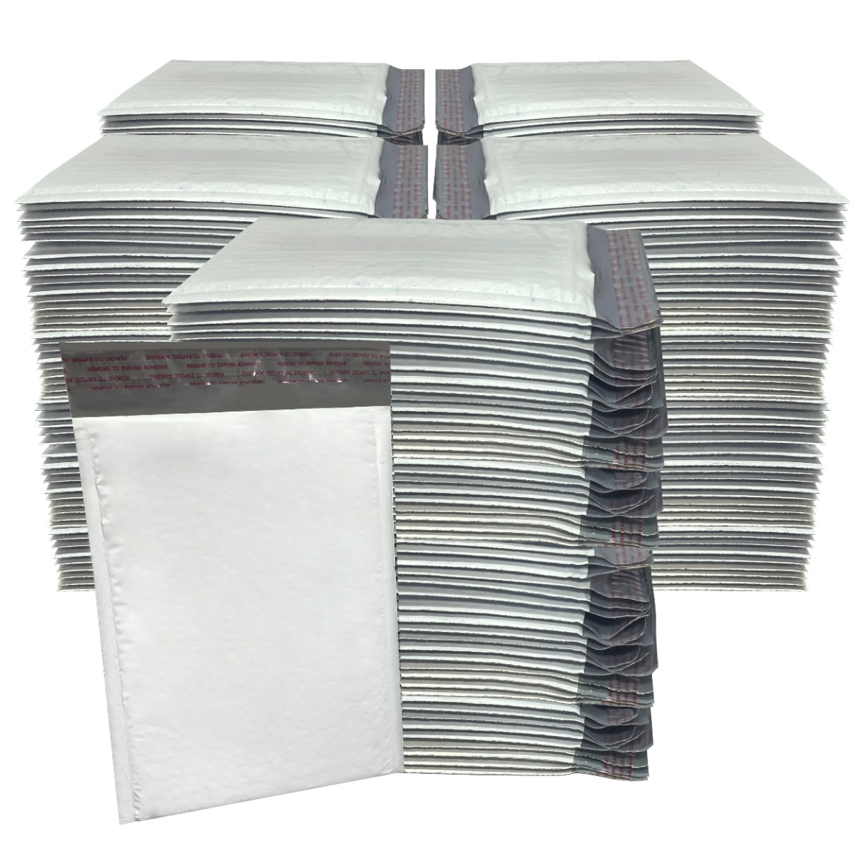 250 Poly Bubble Mailer Bags 6x10" - #0 Pouches Envelopes White Self-Sealing