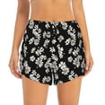 thumbnail image 6 of Rocae Daisies Flowers for Women's Athletic Shorts Quick Dry Workout Hiking Shorts With Pockets for Running, Yoga, Gym, Sports Large, 6 of 9