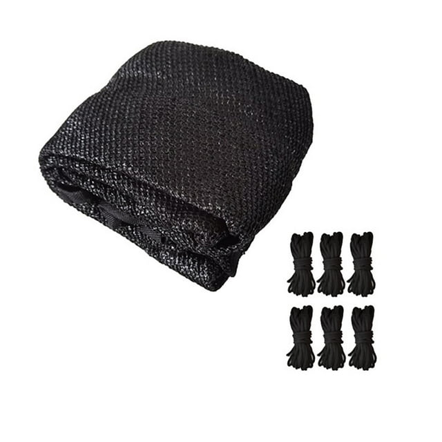 Solo cubierta de sombra para trampolín, fácil de instalar, accesorios para trampolín de jardín 10 pies para 6 postes