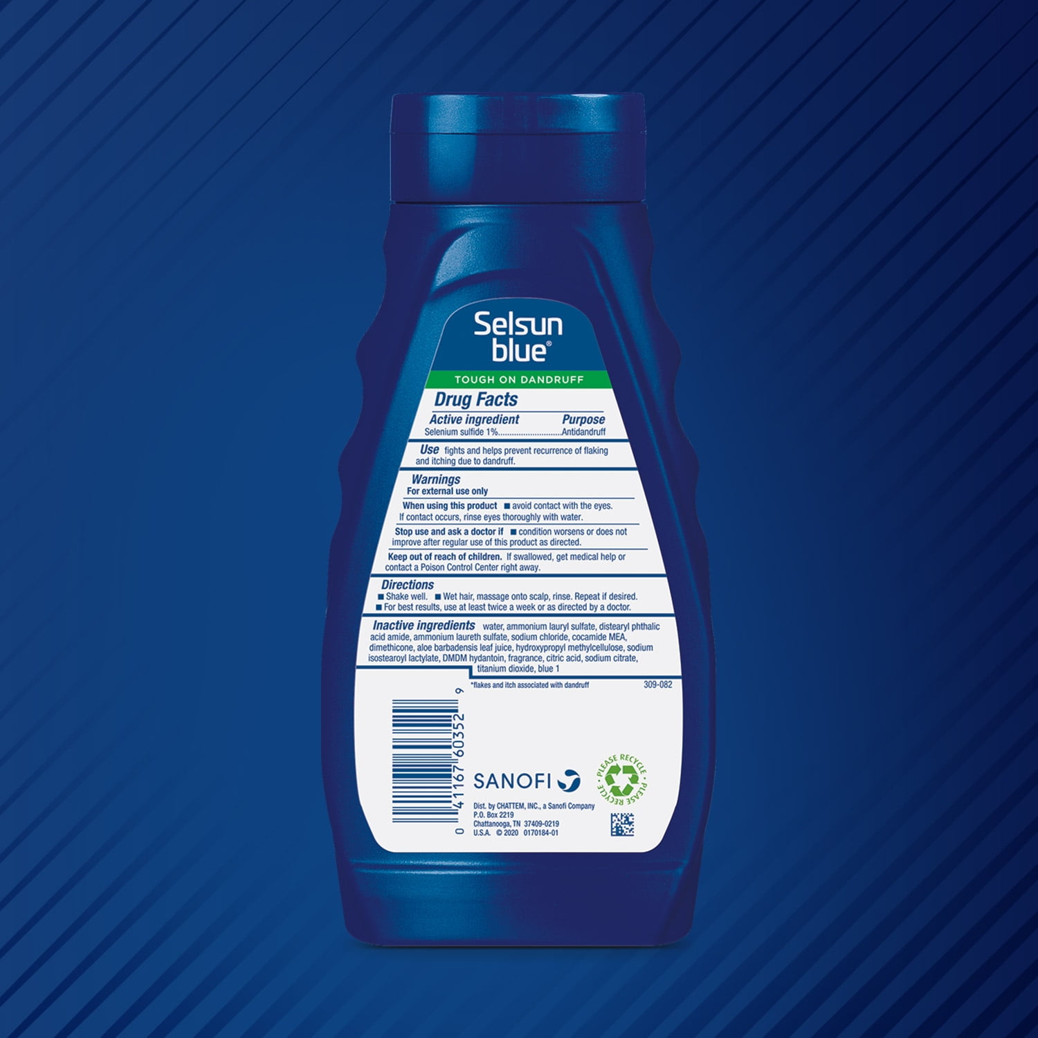 Strength Moisturizing Nourishing Dandruff Shampoo with Aloe & Selenium Sulfide, 11 fl oz - Walmart.com