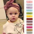 thumbnail image 2 of CNKOO Elastic Baby Headband Smooth Surface Fabric Fine Workmanship Bowknot Newborn Hairband for Home, 2 of 10