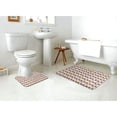 thumbnail image 4 of Yiaed Polka Dot Print Bathroom Mat Set 2 Pieces Mat Anti-Skid Pad Ultra Soft and Absorbent Bathroom Bath Mat Contour Bath Rugs for Toilet Base, 4 of 6