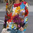 thumbnail image 2 of Watercolor Wildflowers Mom Sweatshirt For Women Long Sleeve Pullover, 2 of 7
