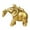 Golden, variant on TISHITA Elephant Statue Desktop Decoration Ornament Artwork Resin Figurine Animal Sculpture for Office Home Bedroom Shelf Living Room A Golden