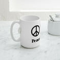 thumbnail image 5 of CafePress - Peace, Love, Doodles - 15 oz Ceramic Large White Novelty Mug, 5 of 6