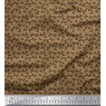thumbnail image 1 of Soimoi Polyester Crepe Fabric Artistic Leaves Print Fabric by Yard 52 Inch Wide, 1 of 5