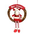 thumbnail image 2 of Ganfancp Corona de Navidad Decoración de Navidad Escena Colocación Corona de La Puerta Roja Colgante Vestir Inicio Holiday Window Props Conforme Al Tema de La Navidad Ofertas Del Día Liquidación 1X C, 2 of 6