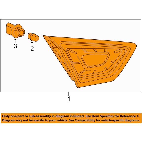 GM 20953474 Lamp Asm-Tail (L/Gate Si)