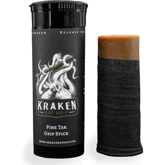 Batting Pine Tar Grip Stick Enhancer for Baseball Bats and Other Sports Equipment, Pine Tar Brown, One Size