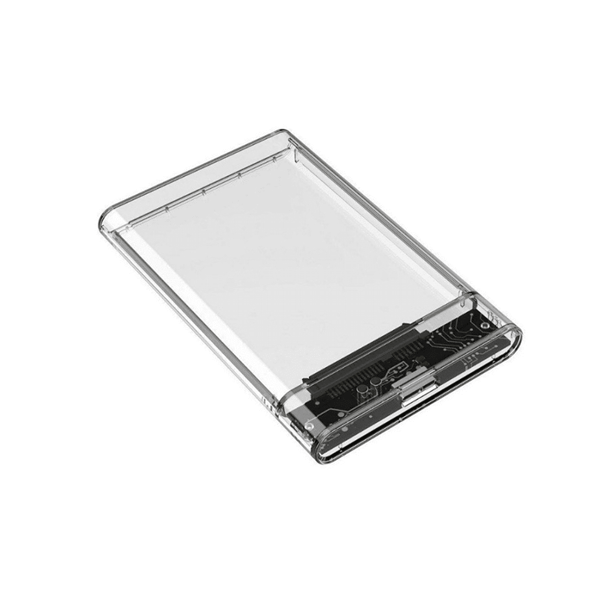 Transparent White HDD Case for Hard Box 2.5 Inch HDD Enclosure SATA to USB 3.0 Type-C 3.1 External Hard Drive Case