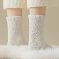 thumbnail image 5 of Fuzzy Socks Soft Cozy Fluffy Slipper Winter Warm Plush Socks Christmas Stocking Stuffers Gifts for Women, 5 of 8