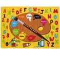 thumbnail image 4 of Mybecca Kids Rugs Art Alphabet, Size 5' x 7' Yellow Color, 4 of 5