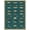Teal Multi, Pattern 2, variant on ODIKA Fishing Lake Trout Nautical Border Lure Novelty Vintage Hooked Flowing Dynamic Pet Friendly & Kids Safe Play for Playroom, Bedroom, Reading Nook
