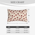 thumbnail image 5 of Haiem Pillowcase for Hair and Skin Queen - Ladybug With Mushroom Printed Soft Pillowcase with Envelope Closure-14"x20", 5 of 8