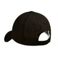 thumbnail image 3 of Port Authority Adult Unisex Regular Plain Cap Black/Beige One Size Fits All, 3 of 3