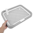 thumbnail image 4 of LEEYNEER OFFIGAM Dog Litter Boxes Potty Tray Grey ABS 1Pcs Pee Holder, 4 of 6
